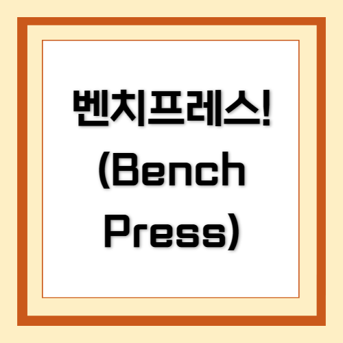 벤치프레스, Bench Press