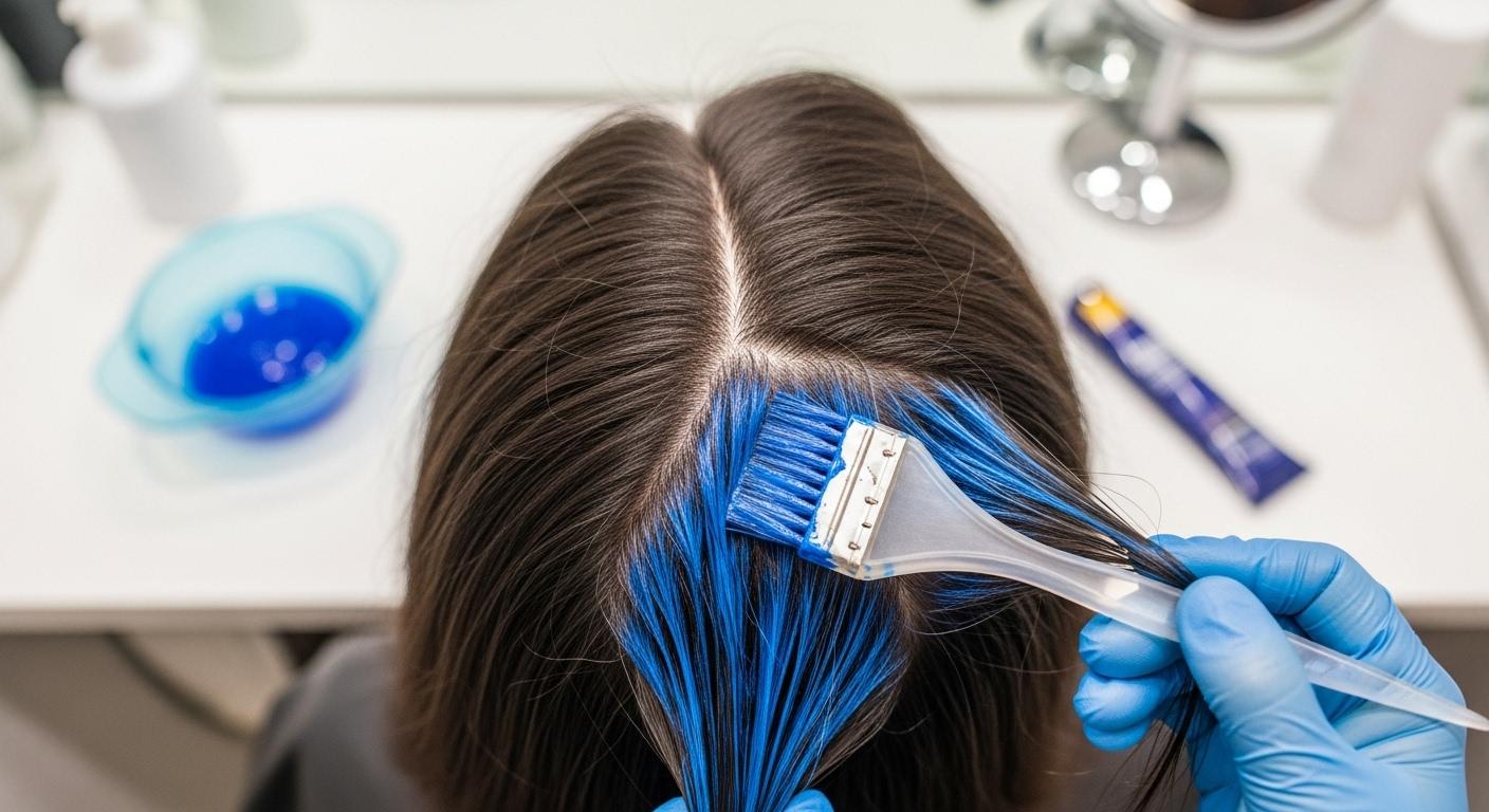 새치 염색 방법