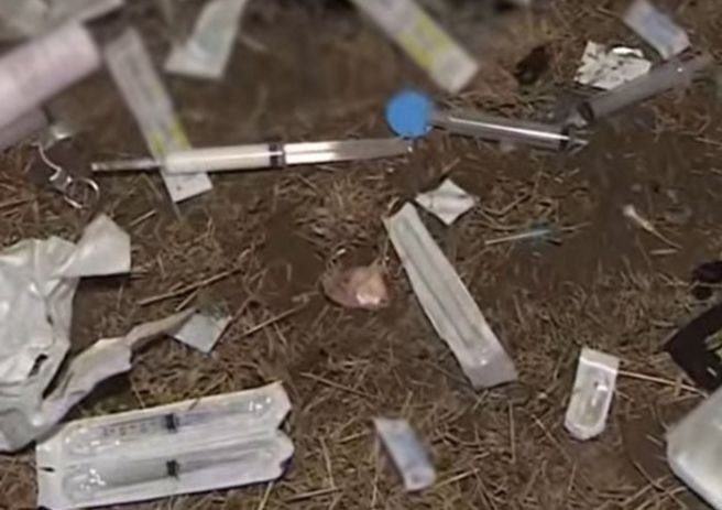 포르쉐 차량 내부에서 발견된 프로포폴과 주사기