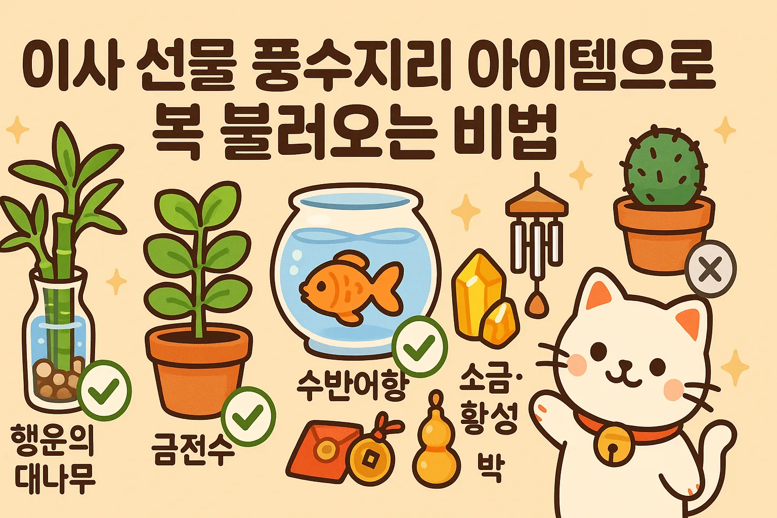 이사 선물 풍수지리 아이템으로 복 불러오는 비법 대공개!