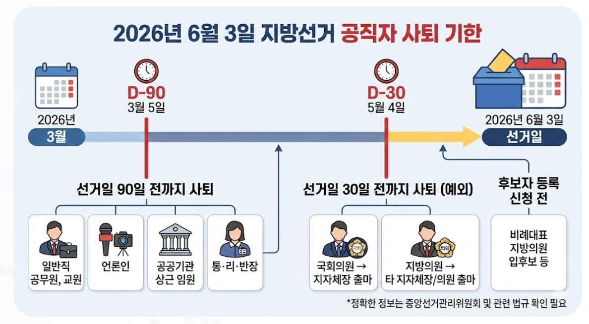 공직자 사퇴 기한