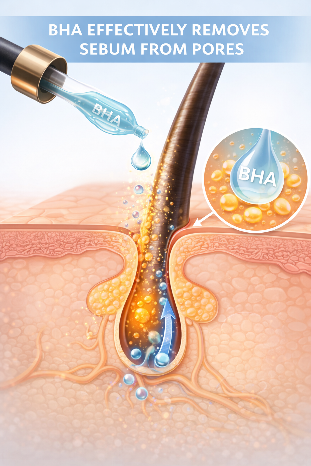 모공 속 피지 제거에 효과를 보이는 BHA