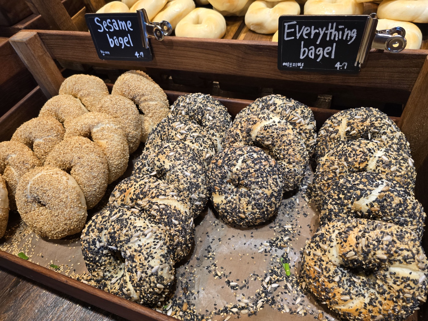 런던베이들의 다양한 빵들