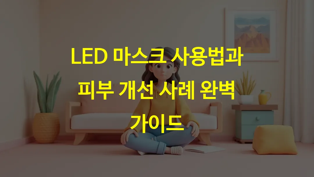 LED 마스크 사용법과 피부 개선 사례 완벽 가이드