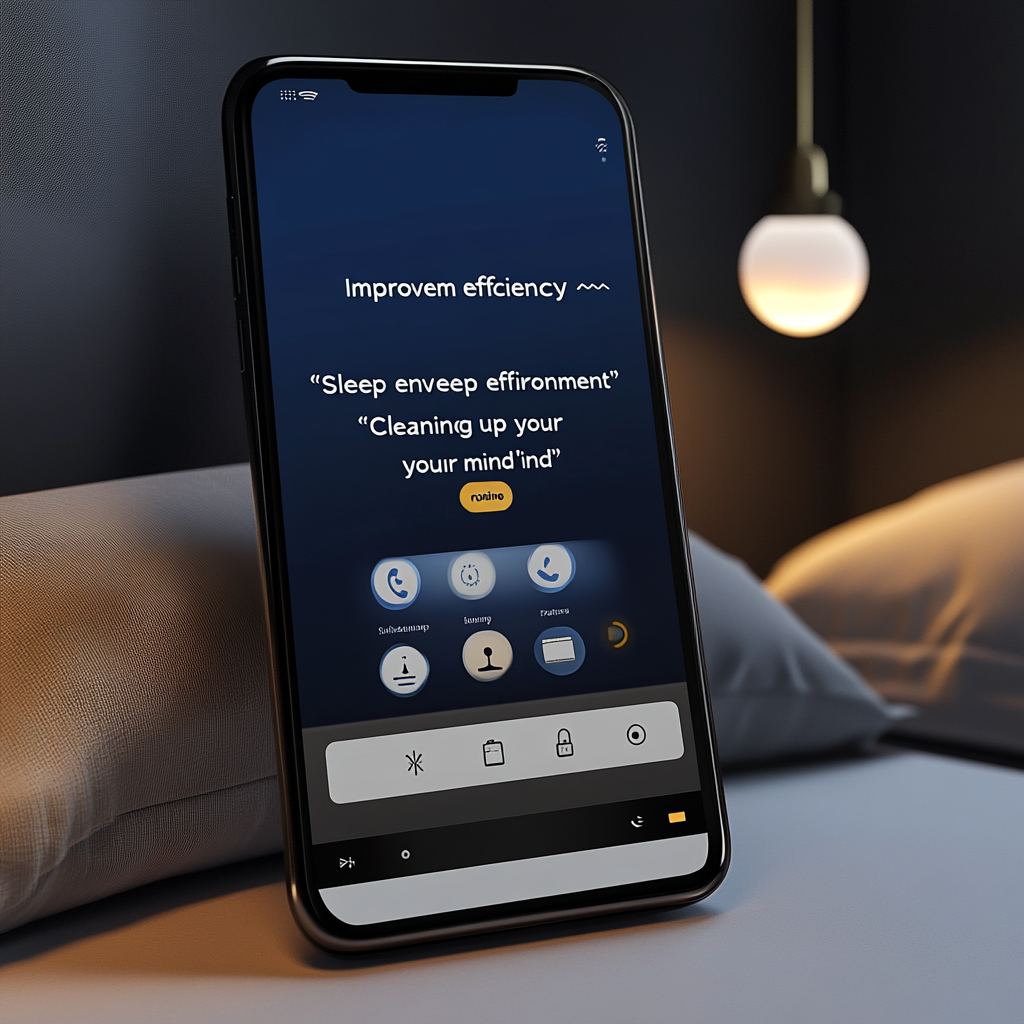 수면 효율 높이기 – ‘수면 환경’과 ‘마음 정리’ 루틴