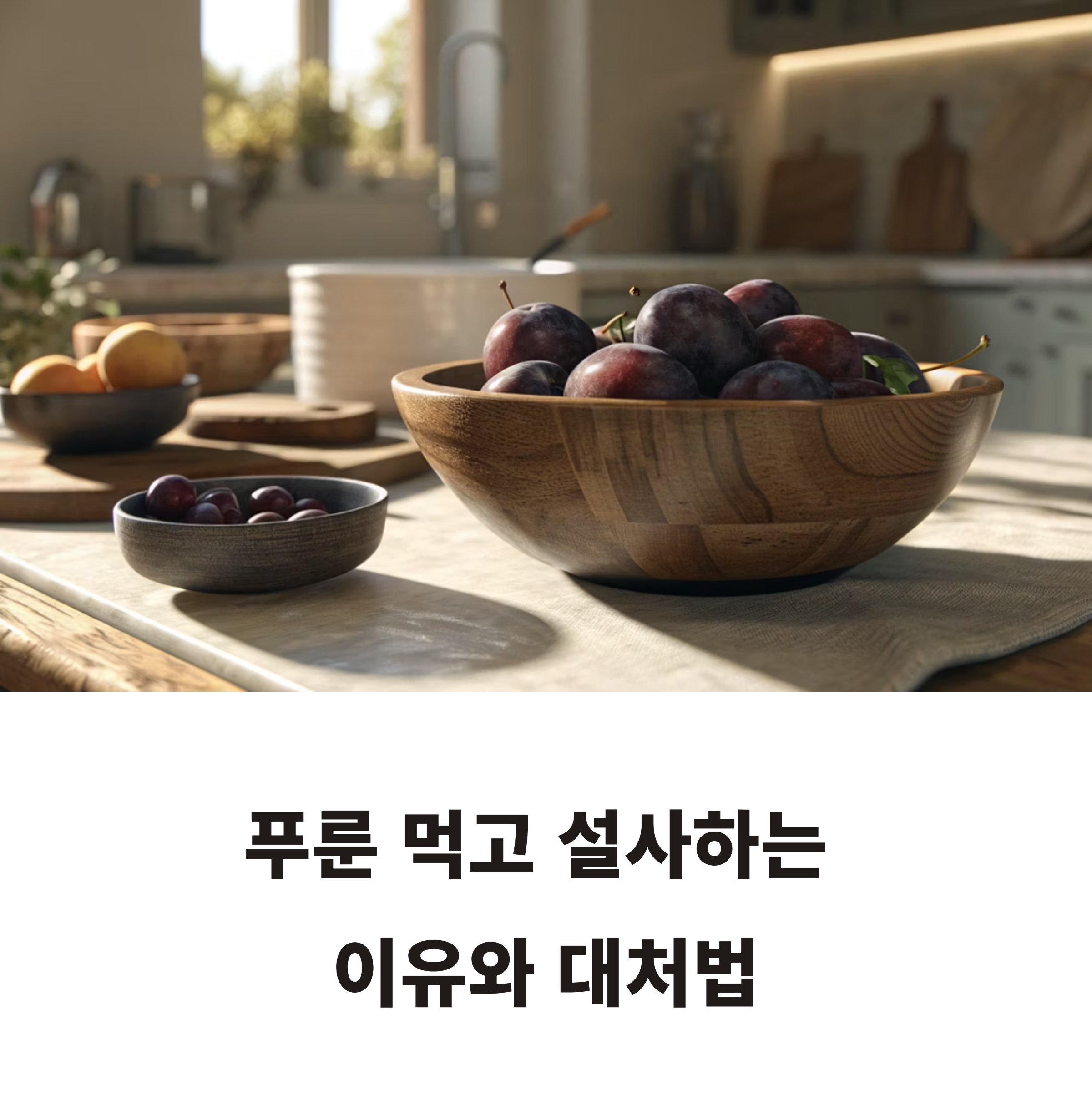 푸룬 먹고 설사하는 이유와 대처법