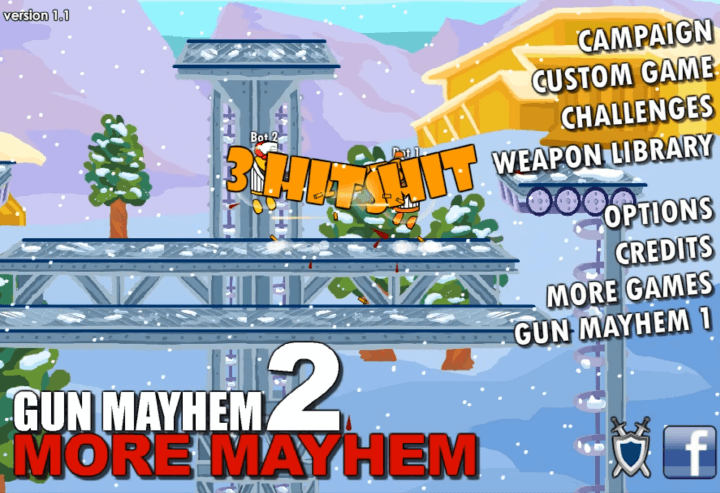 건메이햄2-플래시게임-메인-화면