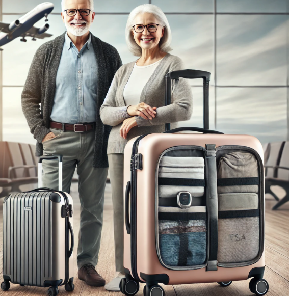 노년층 여행가방