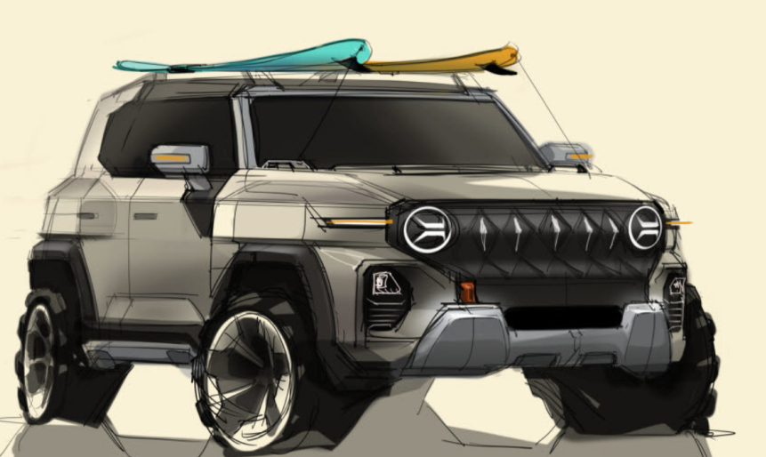 쌍용차 KR10 스케치