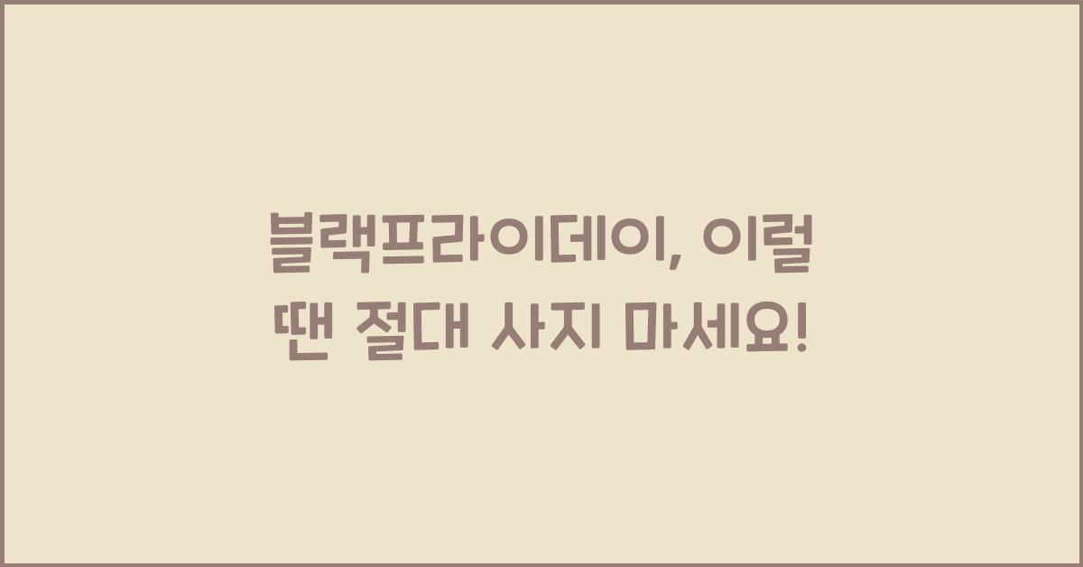 블랙프라이데이