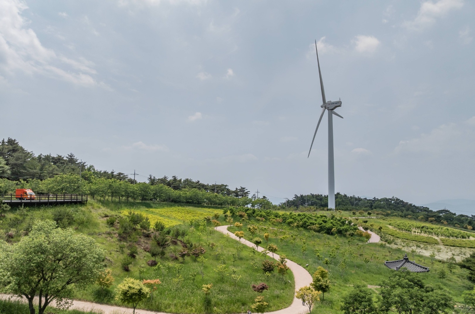 경주 풍력발전소 바람의 언덕