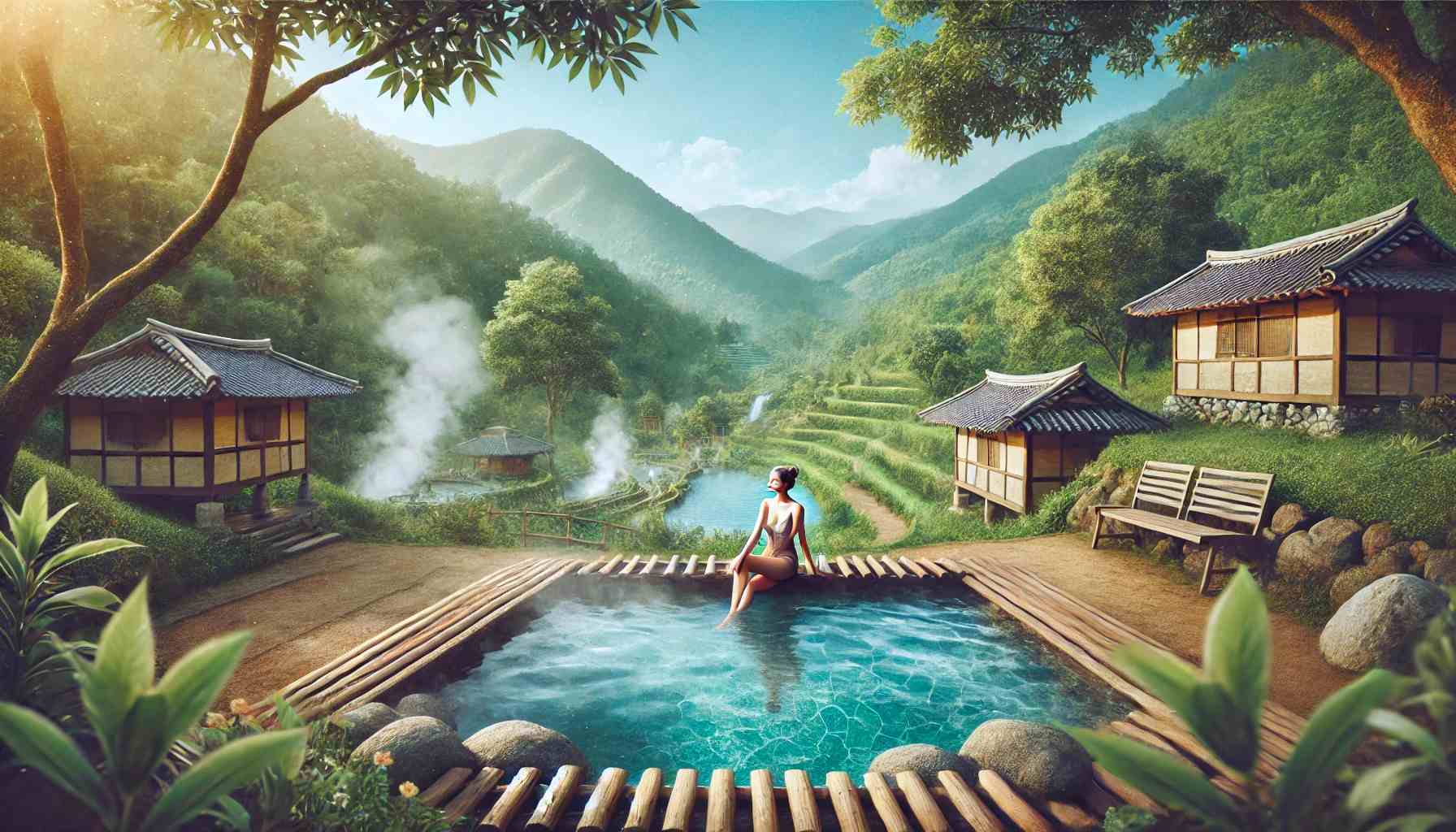 율암온천 방문한 사람