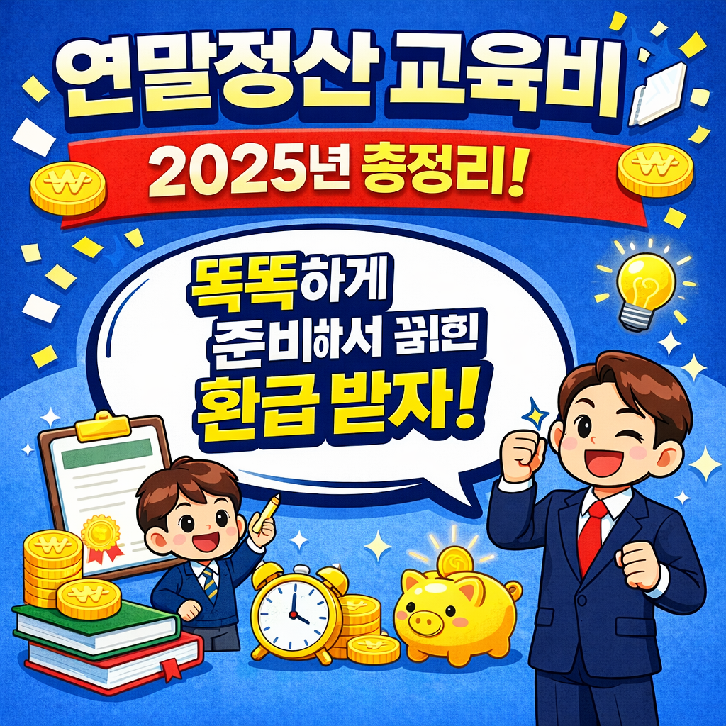 연말정산 교육비 공제 2025 총정리