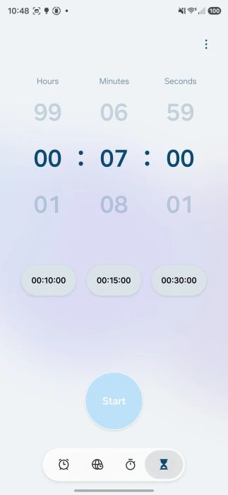 One UI 8.5 둥근 메뉴와 투명 패널 디자인 예시