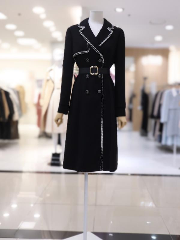 샤틴 트렌치형 벨티드 원피스 S233M602