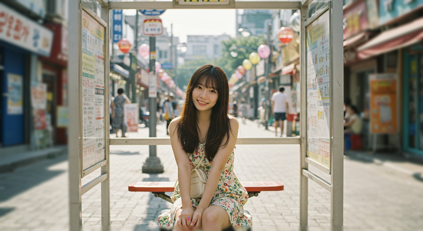 택시를 타는 사람