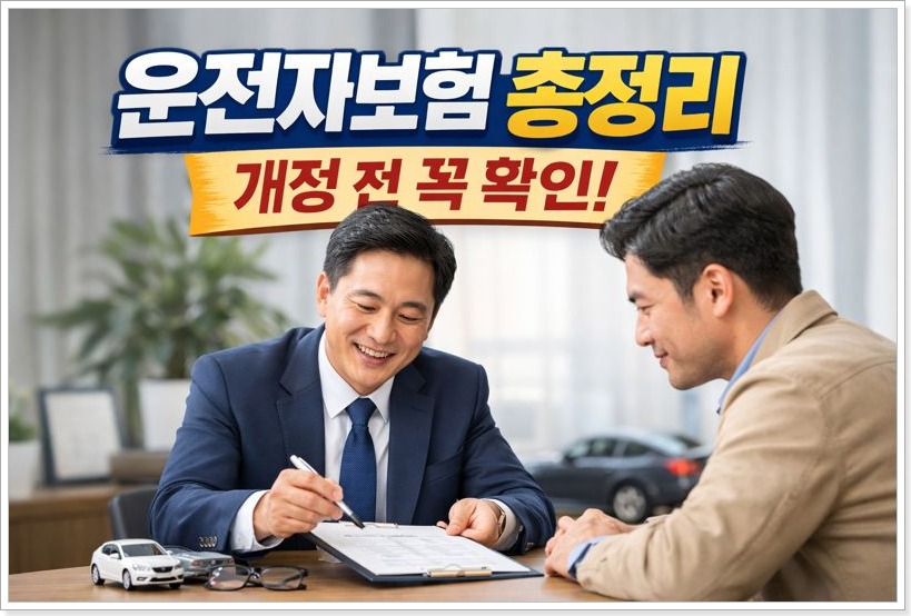 운전자보험 개정 전 꼭 확인