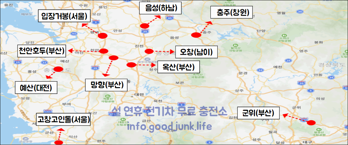명절 전기차 무료 충전