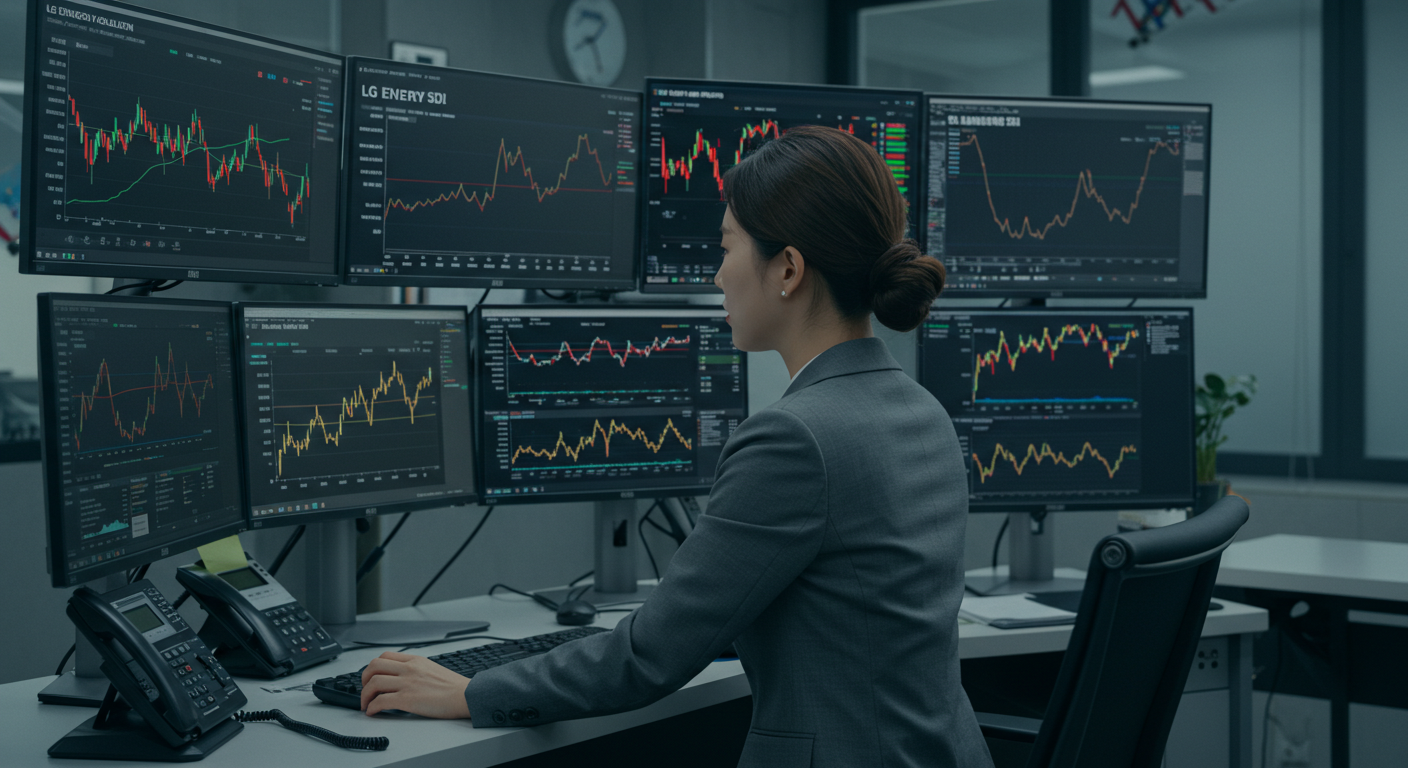 2025년 K-배터리 산업과 관련 주식을 분석 중인 한국 투자자