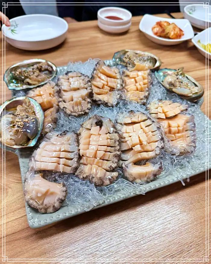 쏠비치 진도 리조트 맛집 전복 삼겹살 구이