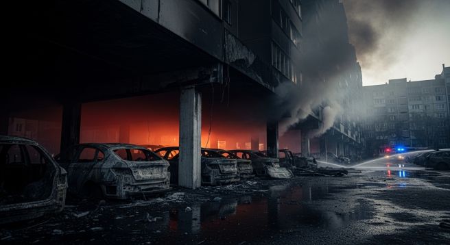 필로티 주차장 화재