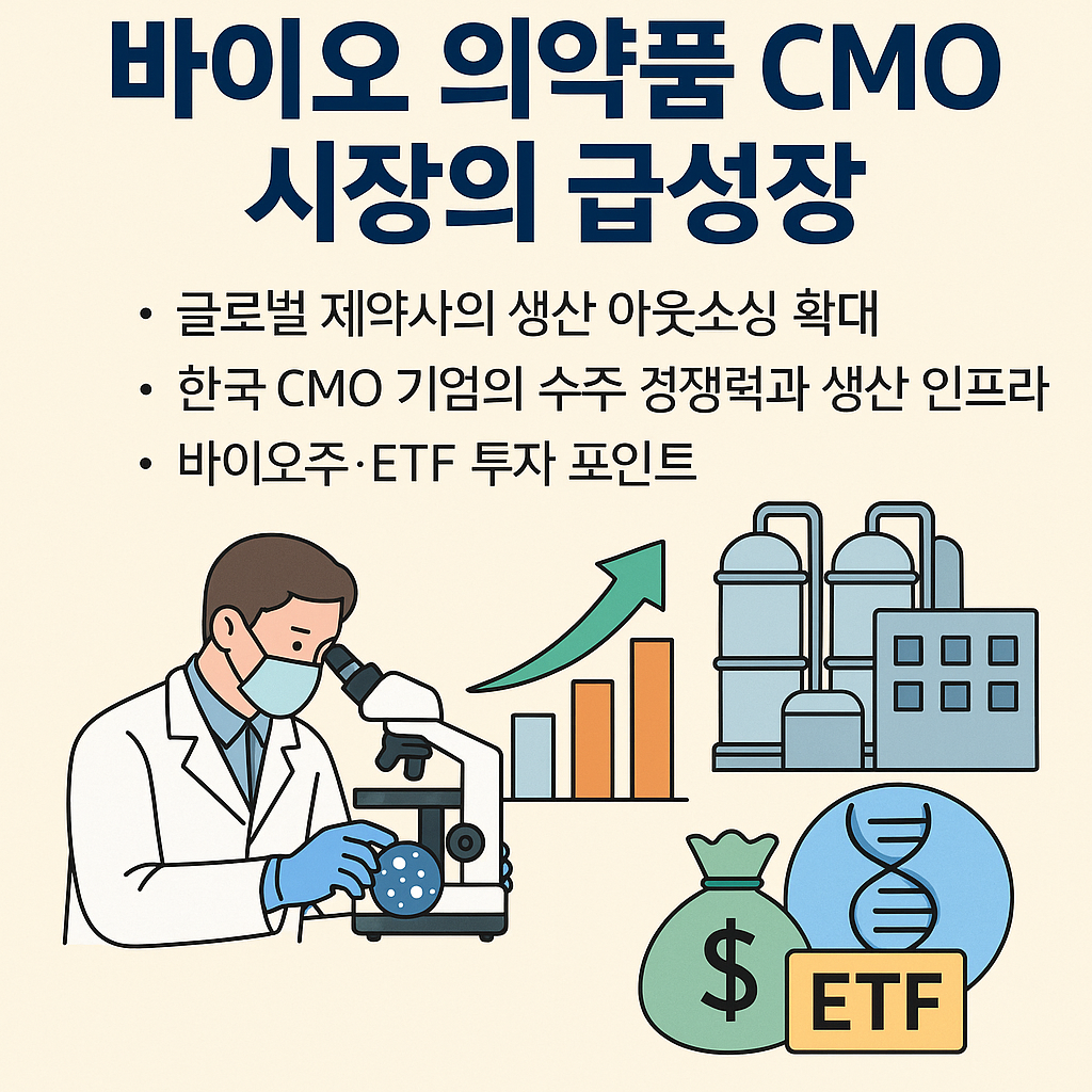 바이오 의약품 CMO 시장의 급성장과 한국의 전략