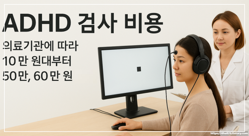 ADHD 검사 비용