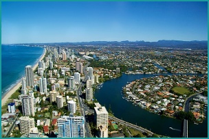 아파트, 바다 전경