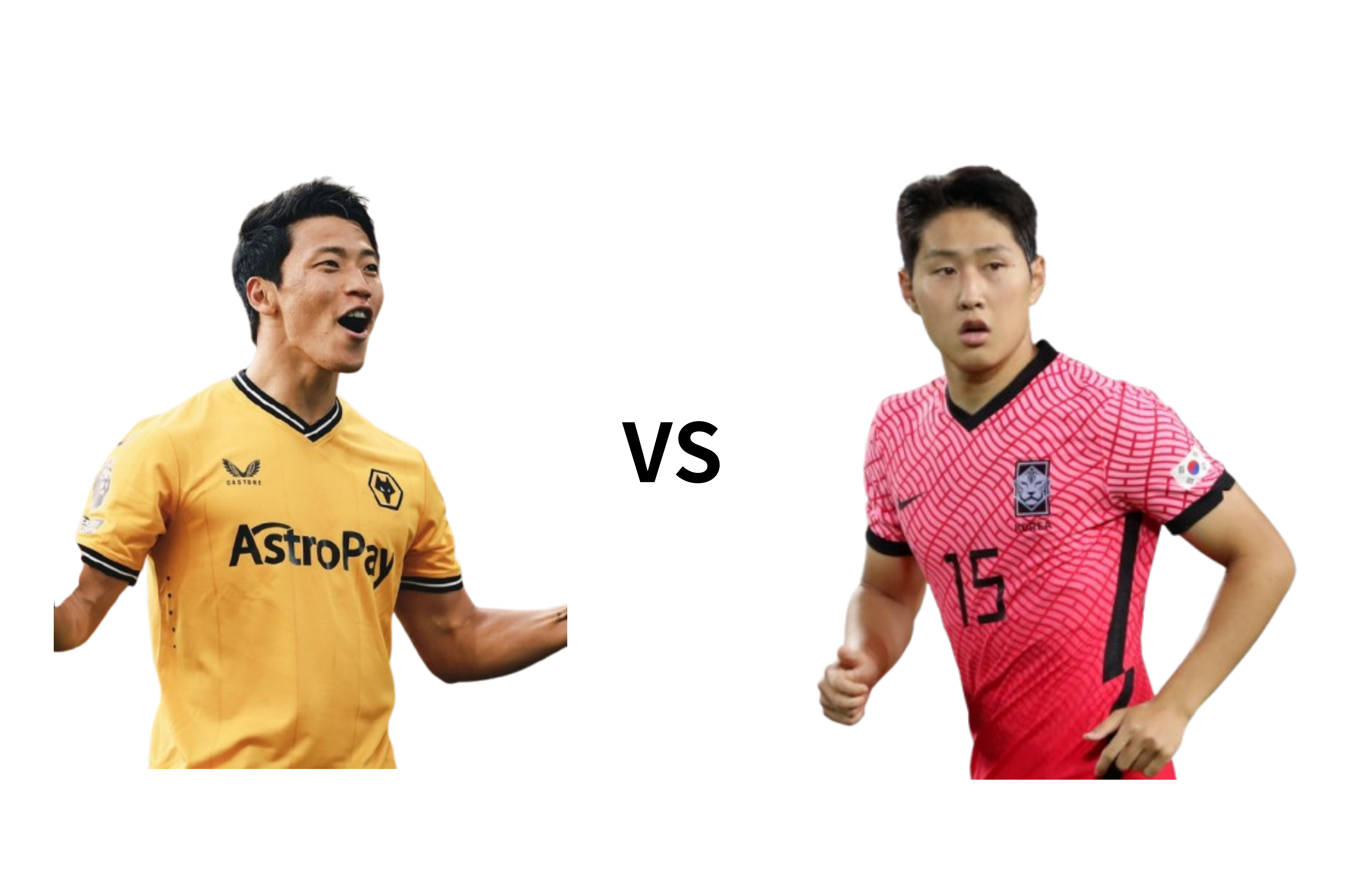 한국 축구선수(황희찬, 이강인)