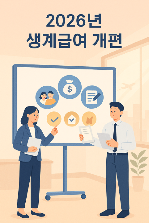 2026년 생계급여 개편 이미지