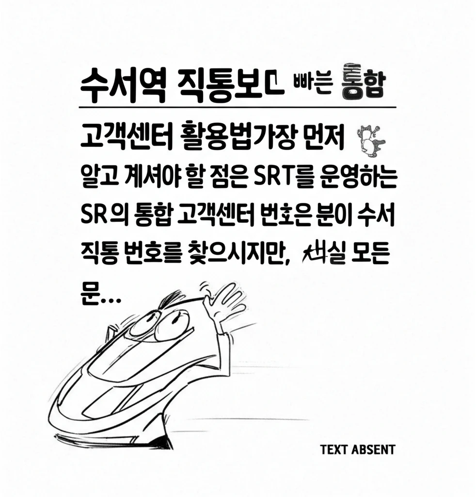 수서역 SRT 좌석 변경 취소 수수료..