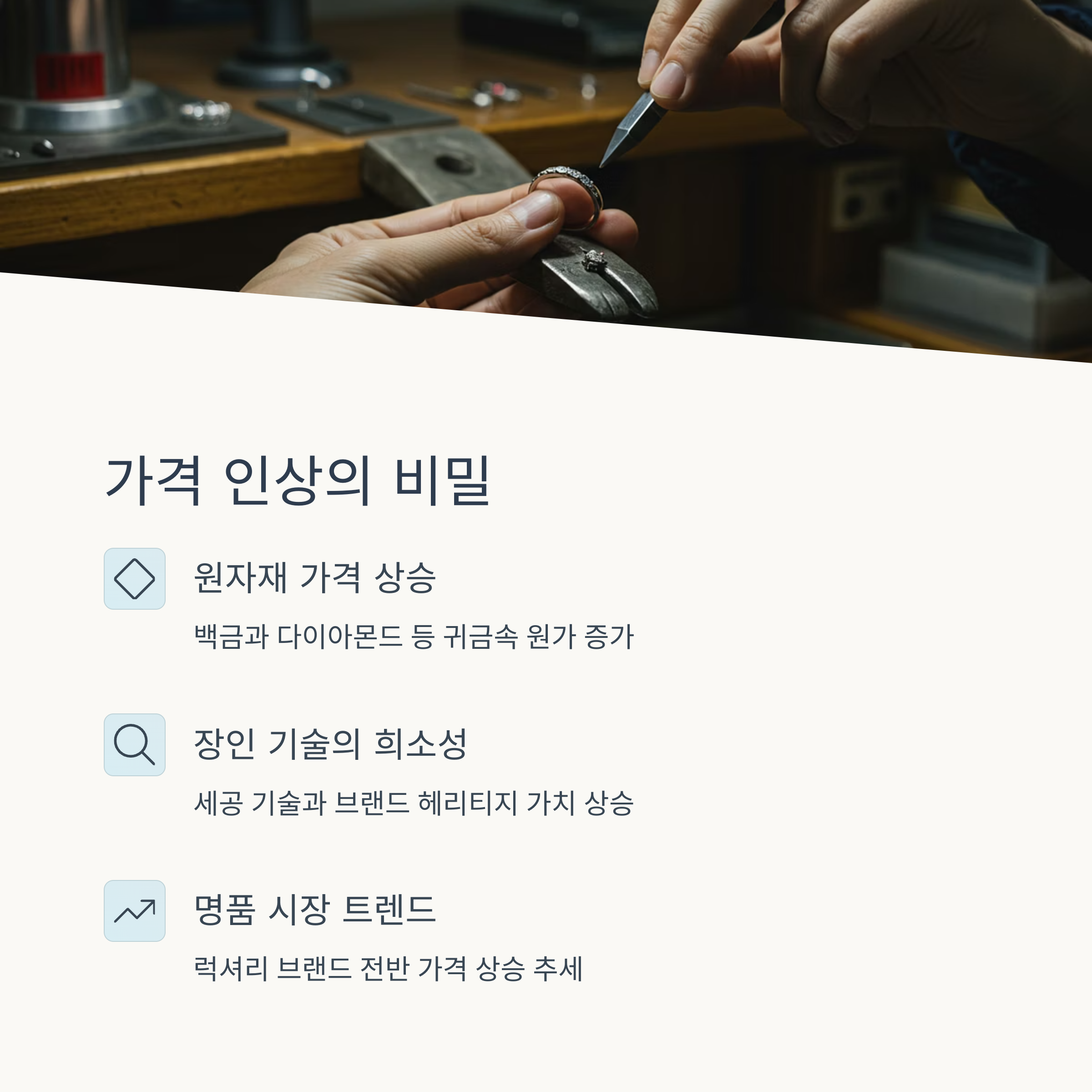 가격 인상의 주요 이유