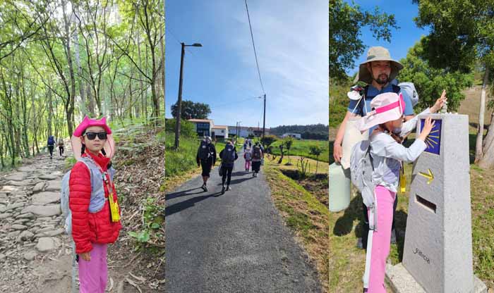 산티아고 순례길 위의 우리 가족, 빠까리냐에서 미야도이로 사이