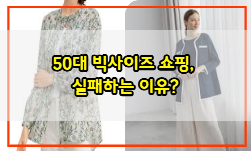 50대 빅사이즈 여성의류 쇼핑몰 인기 순위