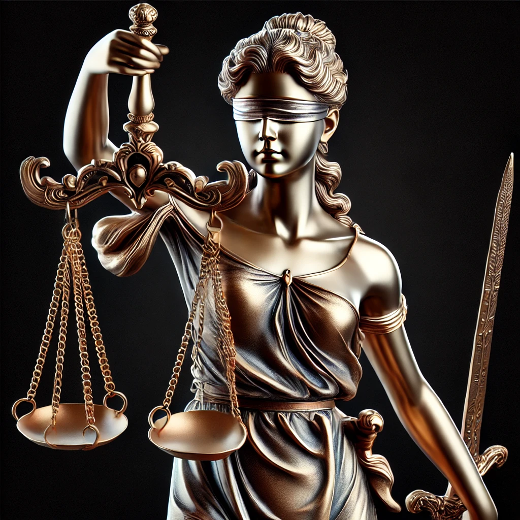 정의의여신사진