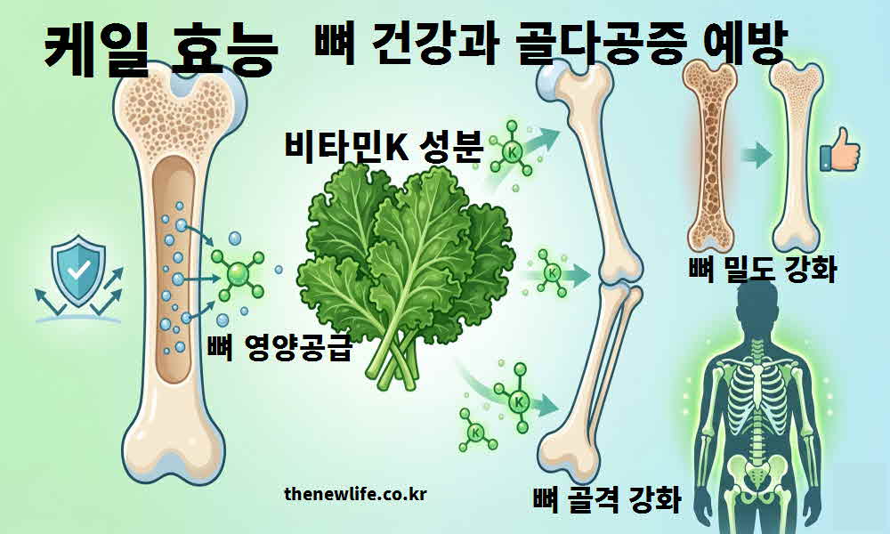 케일 효능 뼈 건강 골다공증 예방