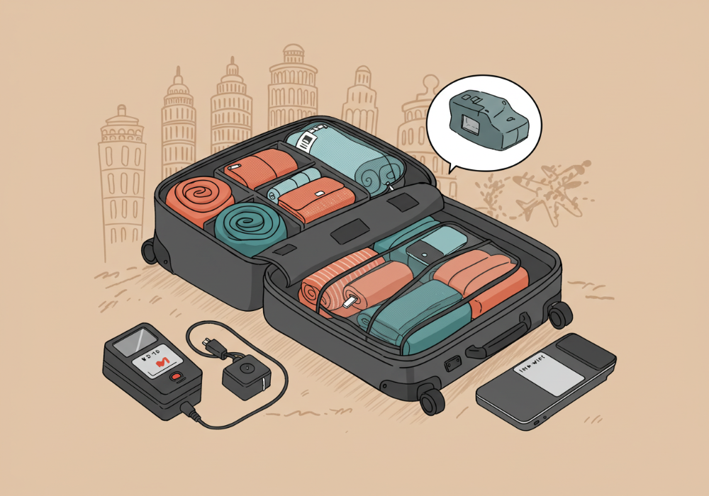 유럽 여행 짐싸기 꿀팁 총정리 초경량 스타일러부터 멀티탭, 캐리어 정리법까지