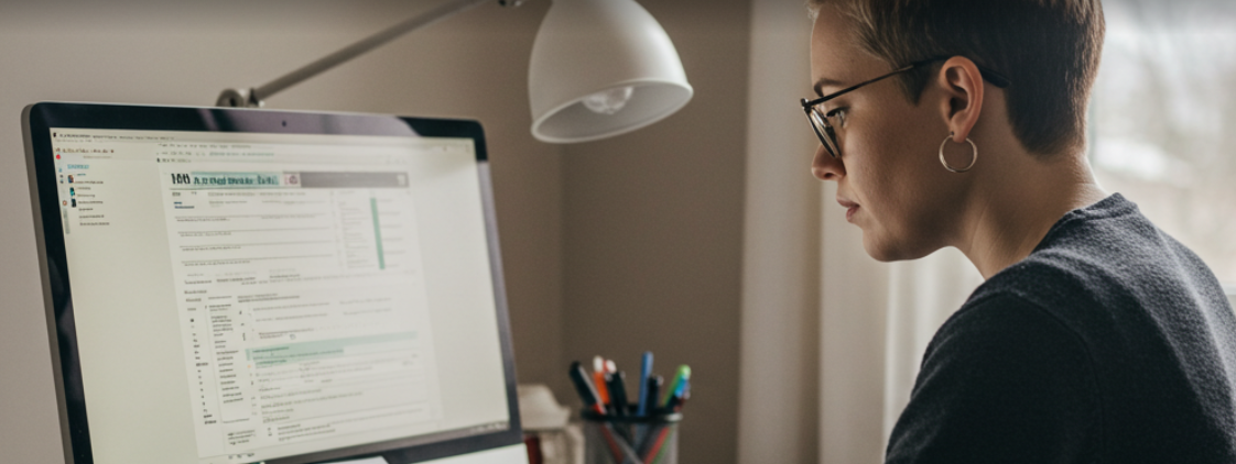 세금 신고하는 모습