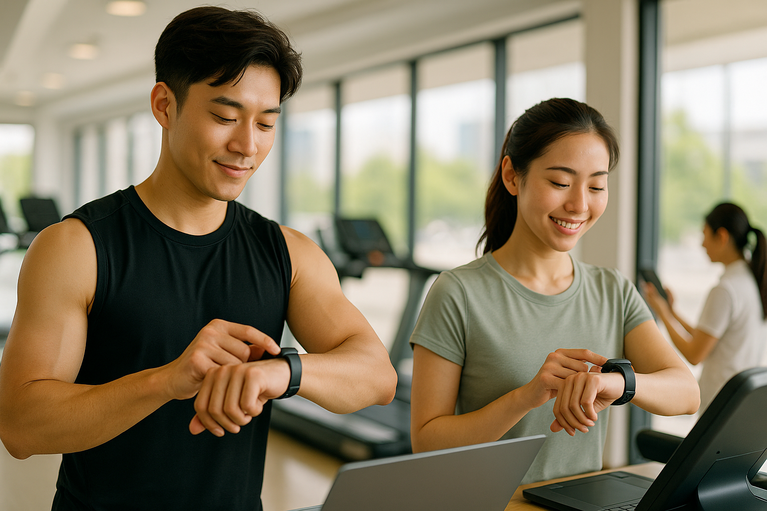 스마트워치 심박수 확인