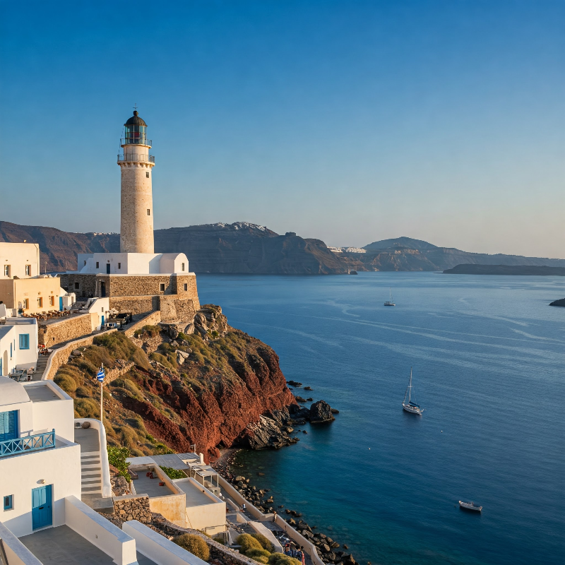 산토리니 등대 (Akrotiri Lighthouse), 그리스