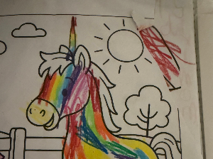 우리집 6세 딸 아이가 가져온 그림 분석하기 - 5일차