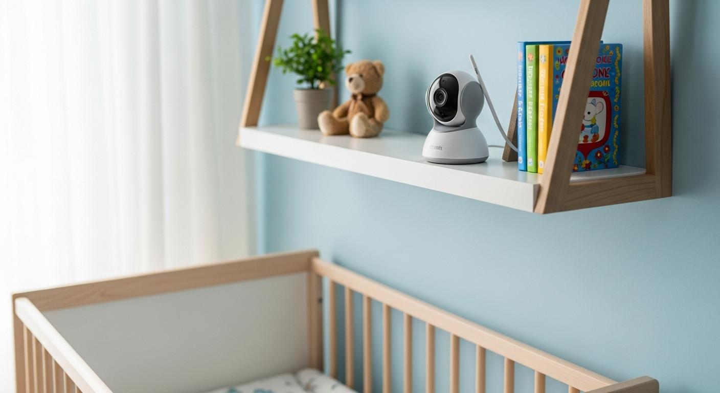 아기방 홈캠 선반