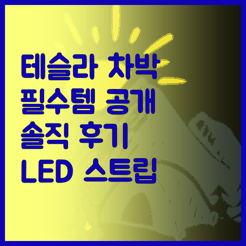 테슬라 차박 필수템 BLALION L