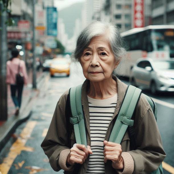 치매에 걸려서 길을 잃은 노인