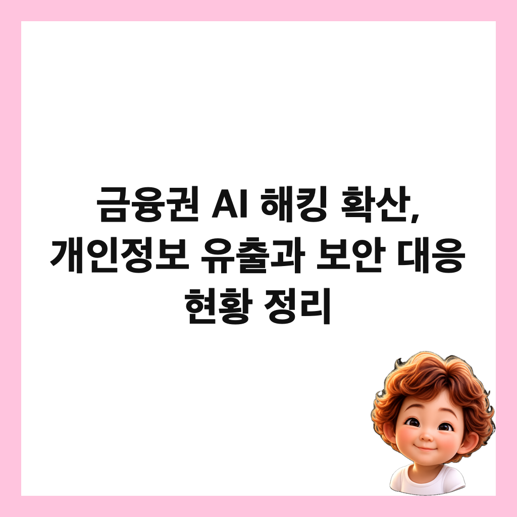 ๊ธ์ต๊ถ AI ํดํน ํ์ฐ, ๊ฐ์ธ์ ๋ณด ์ ์ถ๊ณผ ๋ณด์ ๋์ ํํฉ ์ ๋ฆฌ ์ธ๋ค์ผ
