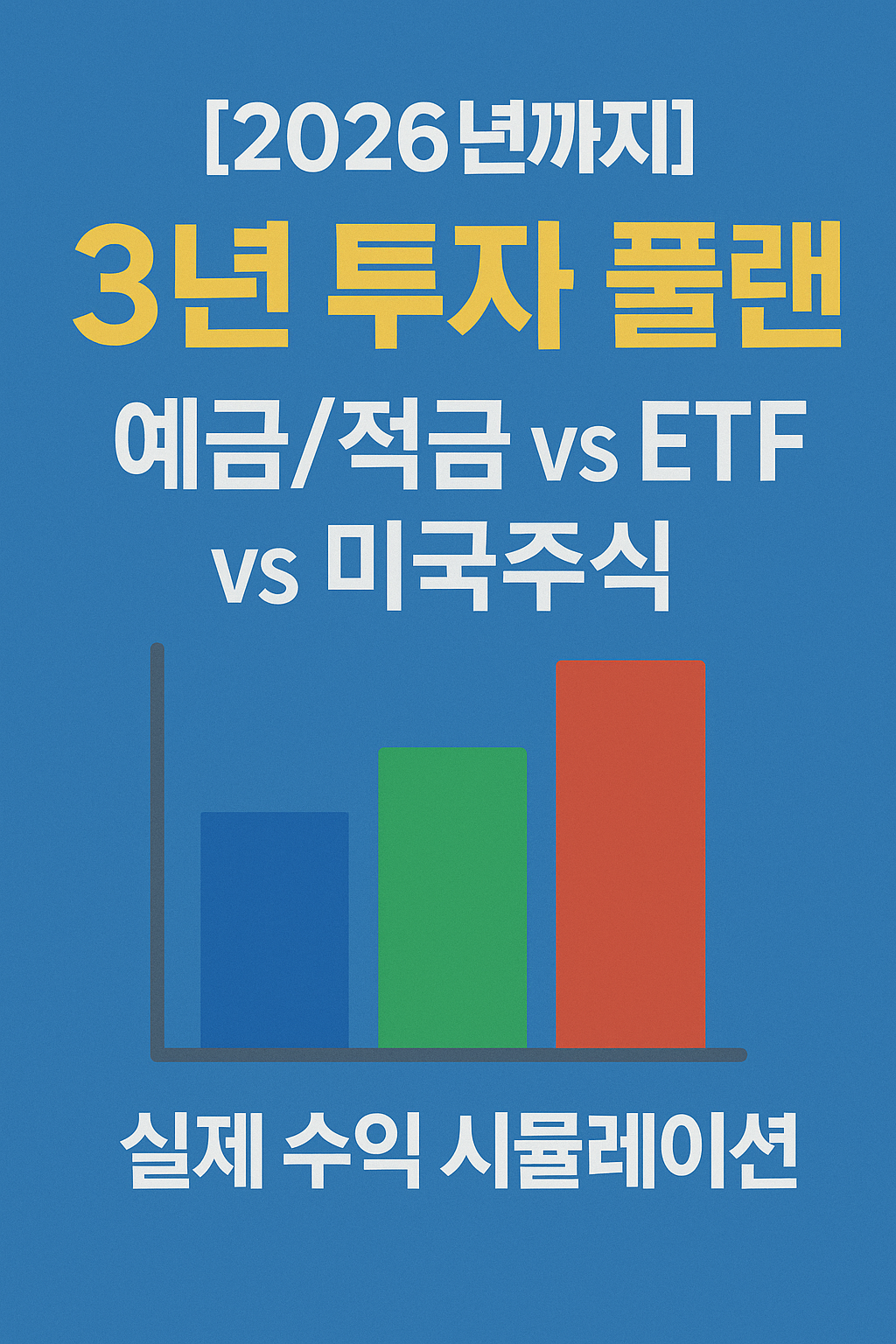 예금/적금 vs ETF vs 미국주식