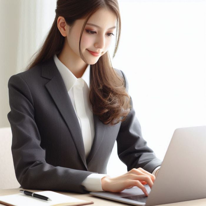 여성 공무원 이미지