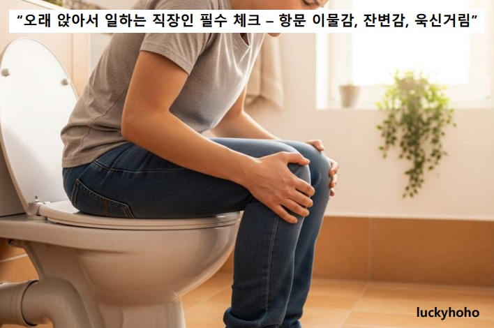 오래 앉아서 일하는 직장인 필수체크