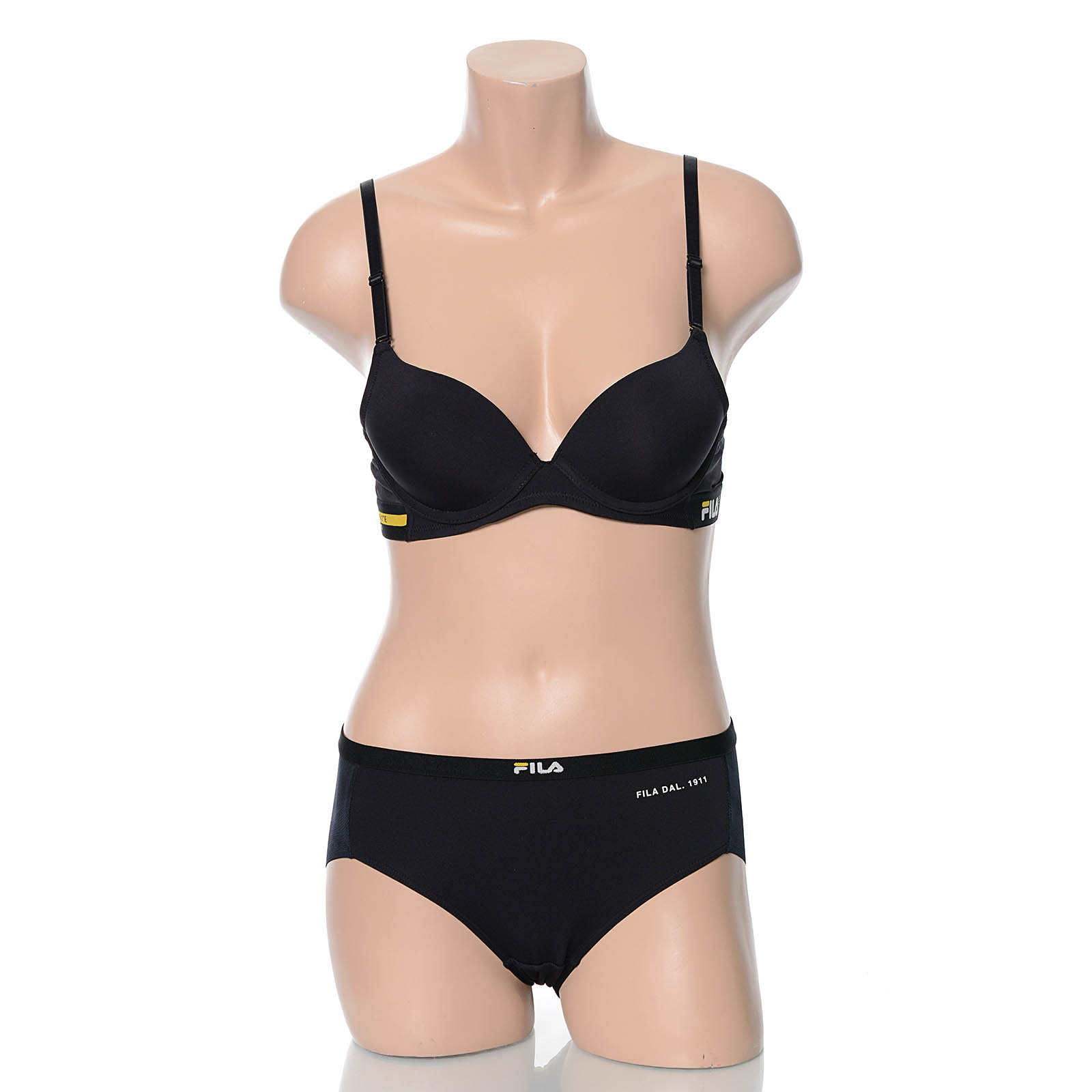 휠라인티모 휠라 인티모 아웃핏 시그니처 브라팬티세트 BLK FI4BAE1441F-DRE