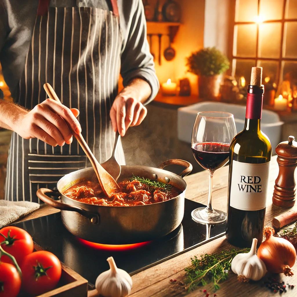 레드 와인 활용 요리